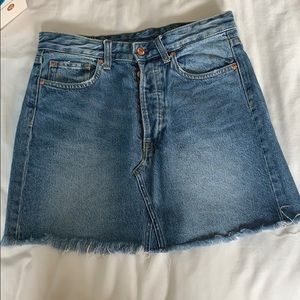H&M // jean skirt